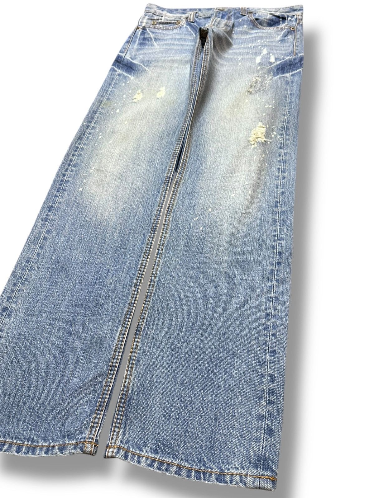 LOWRYS FARM Vintage Lowrys Farm Faded Grunge Slimfit Denim Size US 31 - 3 Thumbnail