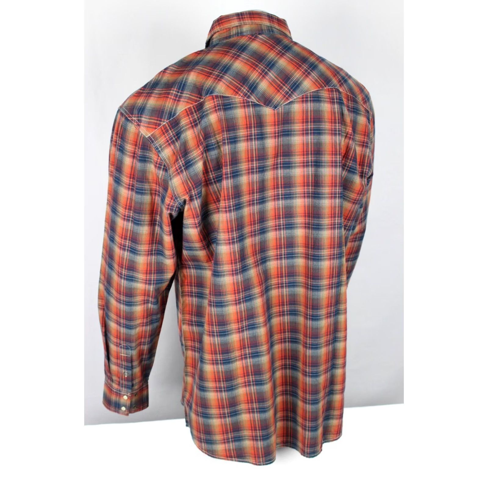 Vintage Cinch Men's Modern Fit Western Snap Button Shirt Long Sleeve XXL Red Size US XXL / EU 58 / 5 - 2 Thumbnail