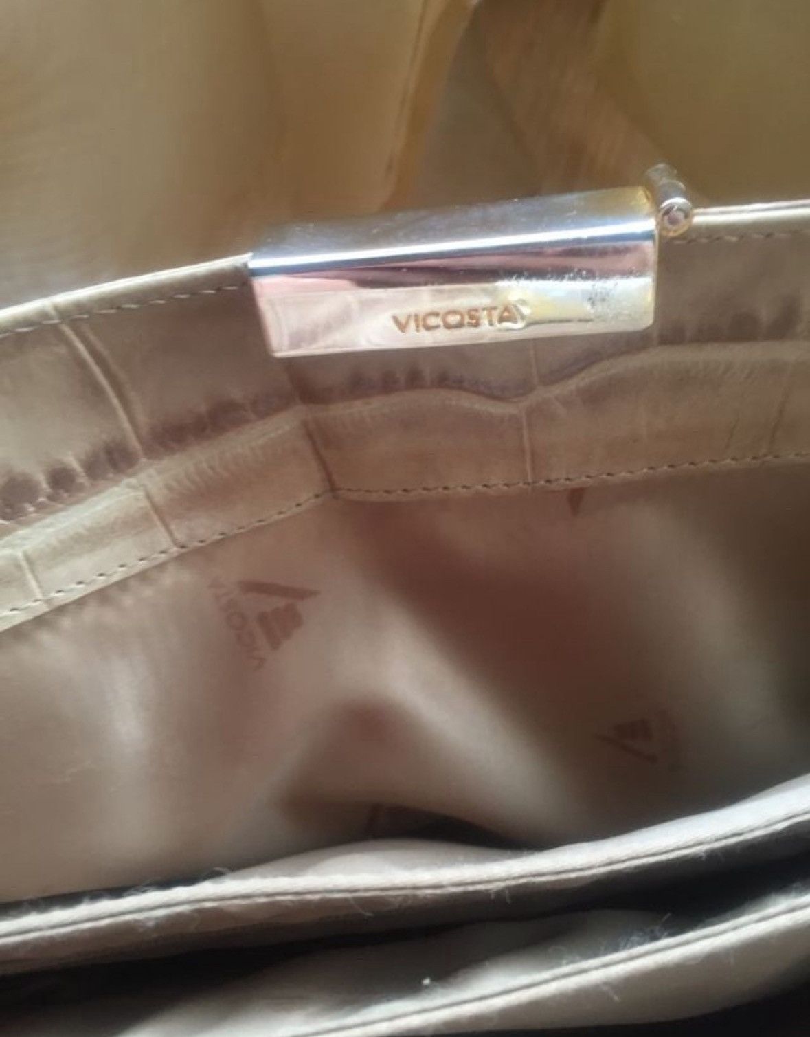 Other Vintage crocodile leather cream tote bag Size ONE SIZE - 5 Thumbnail