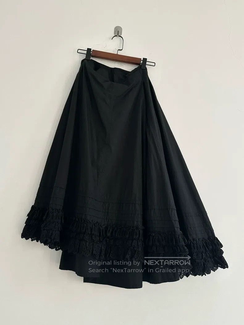 Junya Watanabe Junya Watanabe one-size-fits-all Asymmetrical Lace Trimmed Size 25" / US 0 / IT 36 - 1 Thumbnail