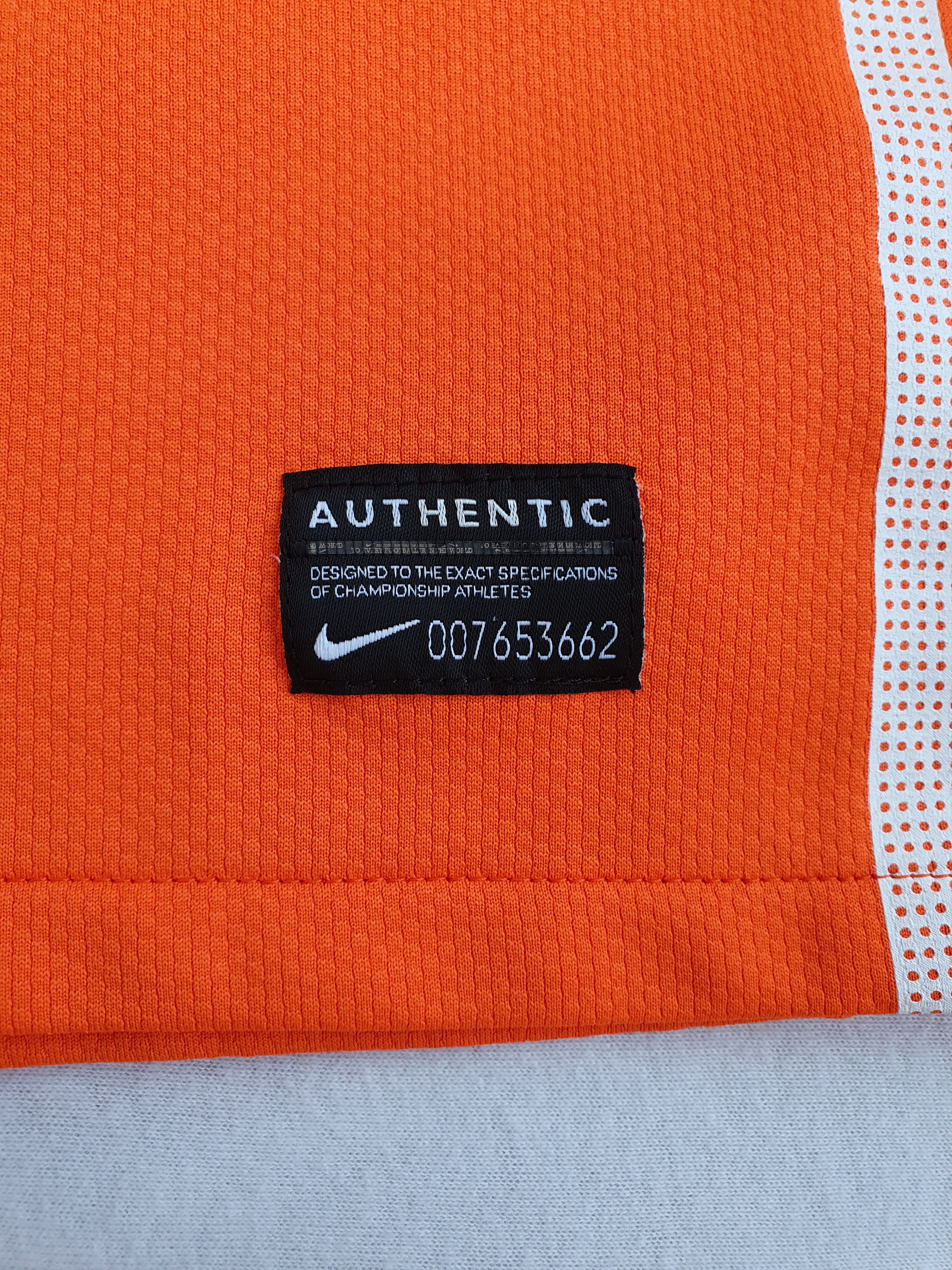 Nike 2010-2011 KNVB Netherlands Home Shirt Jersey - Kid's XL Size US S / EU 44-46 / 1 - 7 Thumbnail