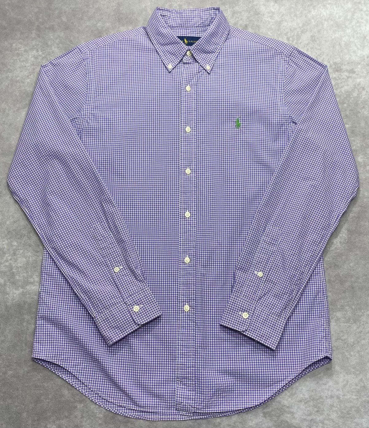 Polo Ralph Lauren Vintage Polo Ralph Lauren Gingham Oxford Shirt Size US M / EU 48-50 / 2 - 1 Thumbnail