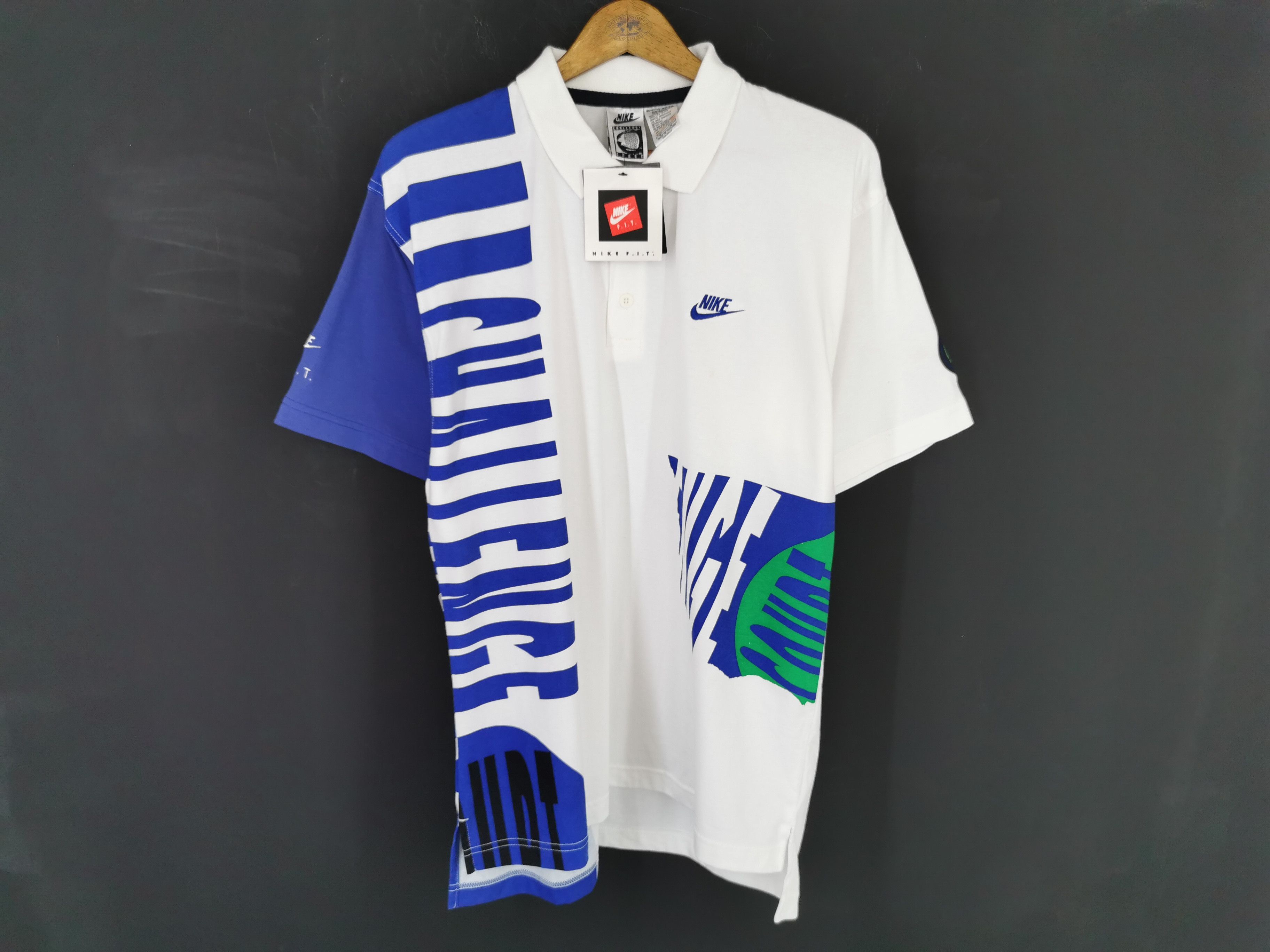 Nike Vintage 90's Nike FIT N.W.T. Tee T Shirt Size M Size US M / EU 48-50 / 2 - 2 Thumbnail