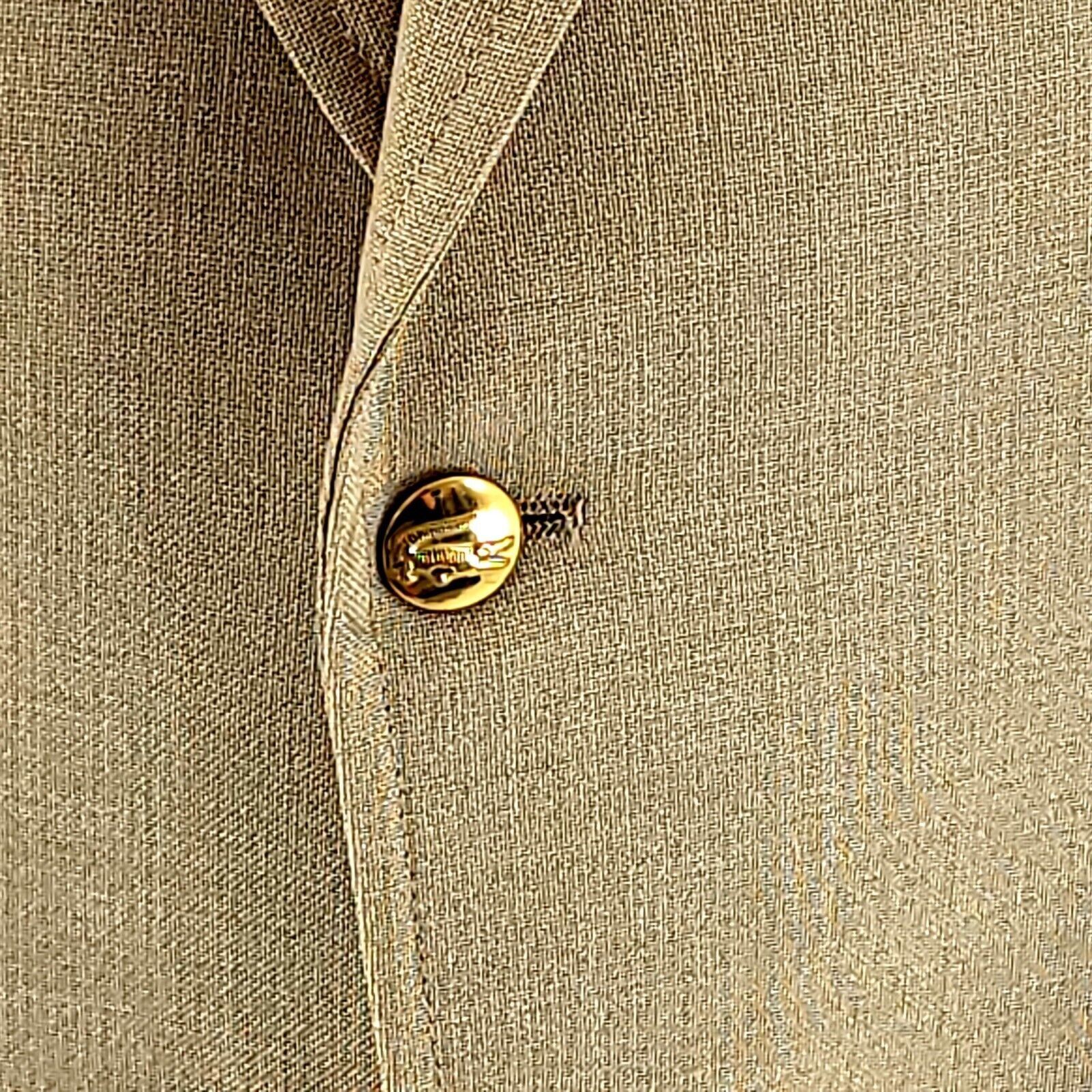 Lacoste Vintage Lacoste Izod Wool 2 Gold Button Blazer 38L Size 38L - 3 Thumbnail