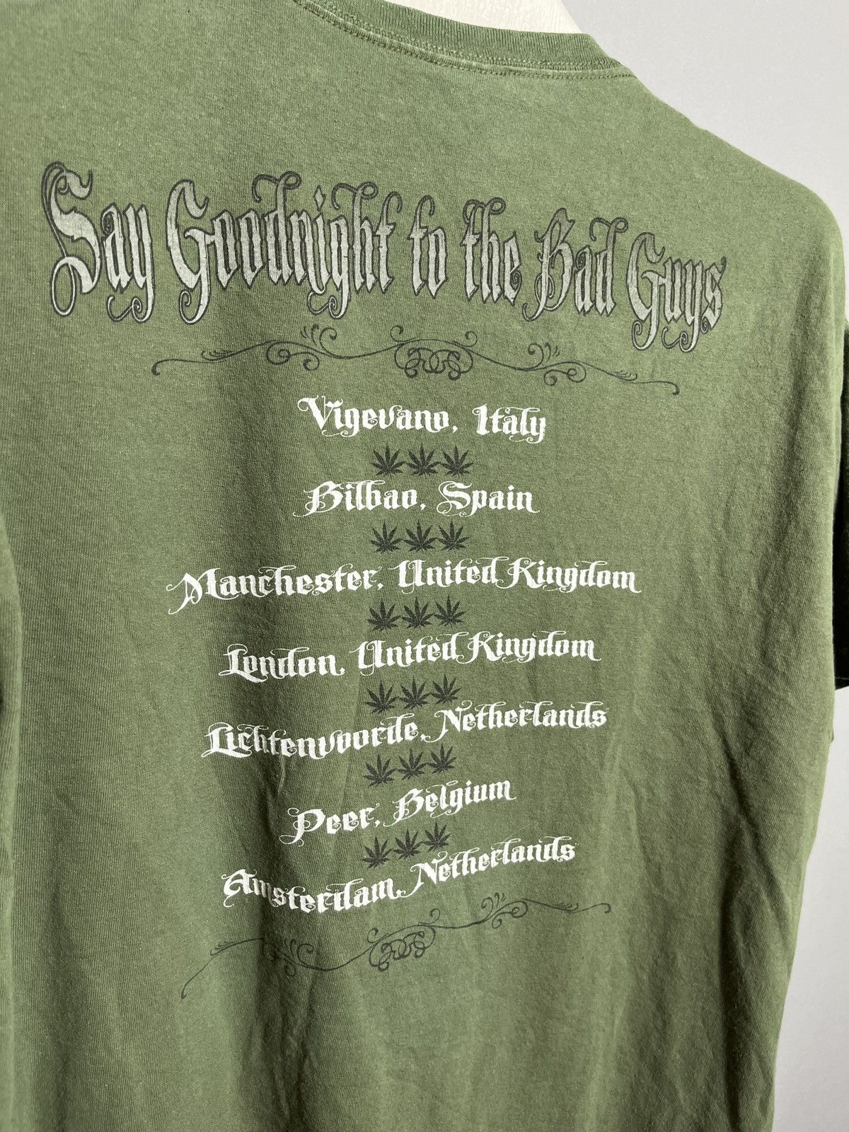Band Tees Gildan 2010 The Black Crowes T-Shirt Say Goodnight Bad Guys Size US L / EU 52-54 / 3 - 6 Thumbnail