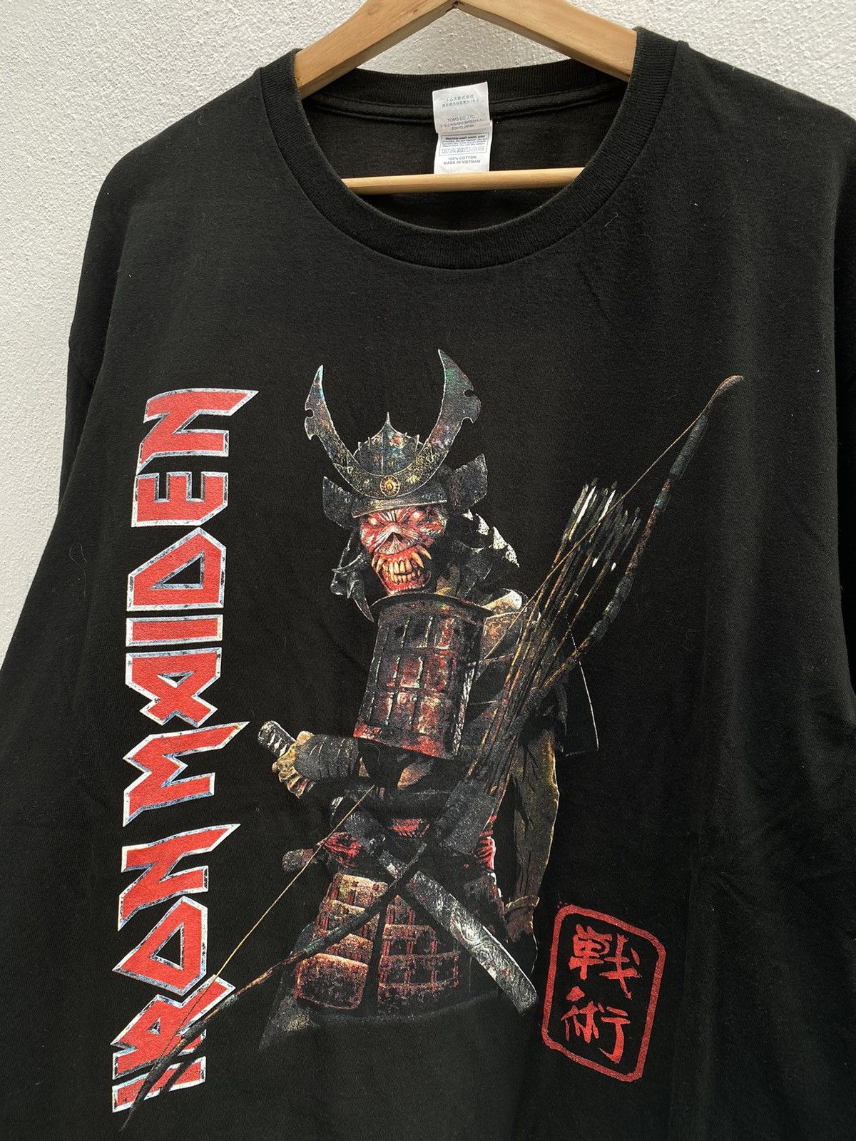 Band Tees × Vintage Iron Maiden Japan Samurai Size US XL / EU 56 / 4 - 1 Thumbnail