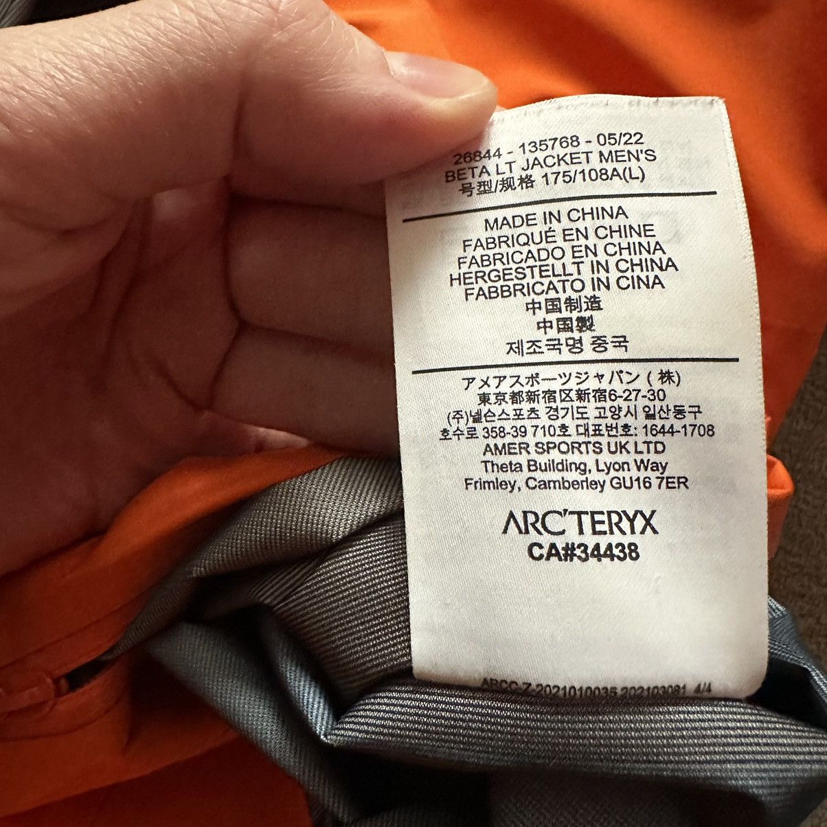 Arc'teryx Arc’teryx Beta LT Jacket Size US L / EU 52-54 / 3 - 8 Thumbnail
