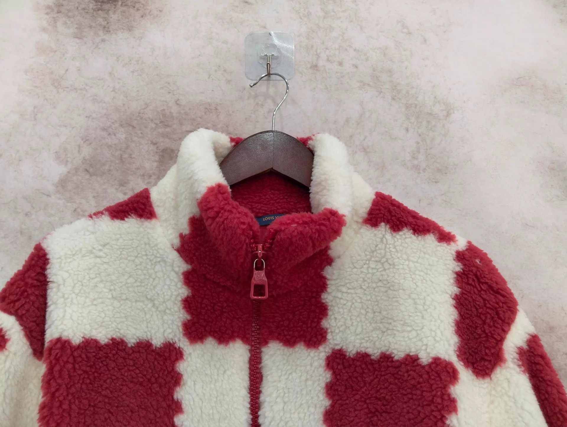 Louis Vuitton LV Red & White Monogram Teddy Jacket L Size US L / EU 52-54 / 3 - 6 Thumbnail