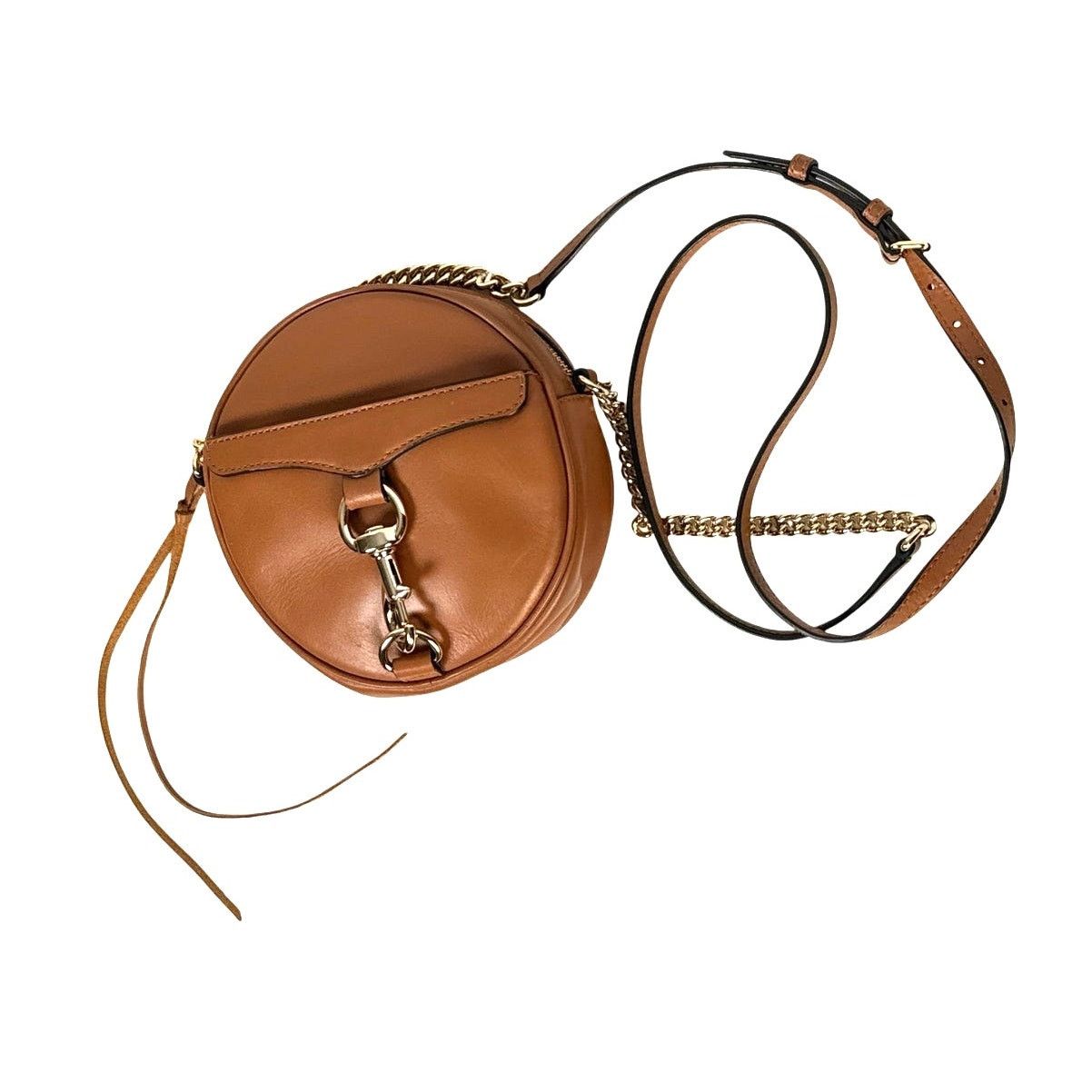 Rebecca Minkoff Vintage Rebecca Minkoff Brown Leather Round Bag w Dust Bag Size ONE SIZE - 18 Thumbnail
