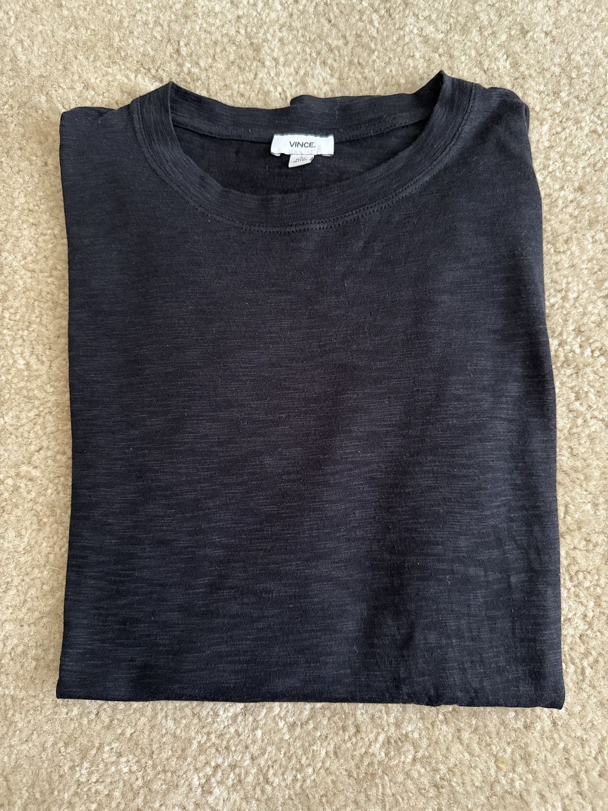 Vince Vince Pima Cotton L/S Tee Shirt Size S / US 4 / IT 40 - 1 Thumbnail