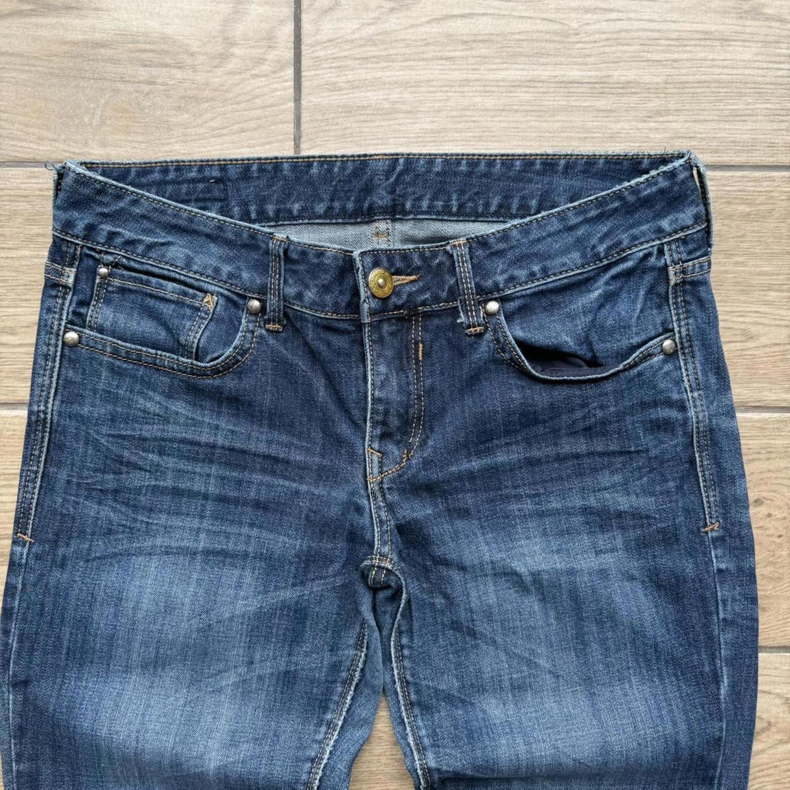 Express Y2K Express Jeans Denim Flared Boot Cut Womens Jeans Size 27" / US 4 / IT 40 - 4 Thumbnail