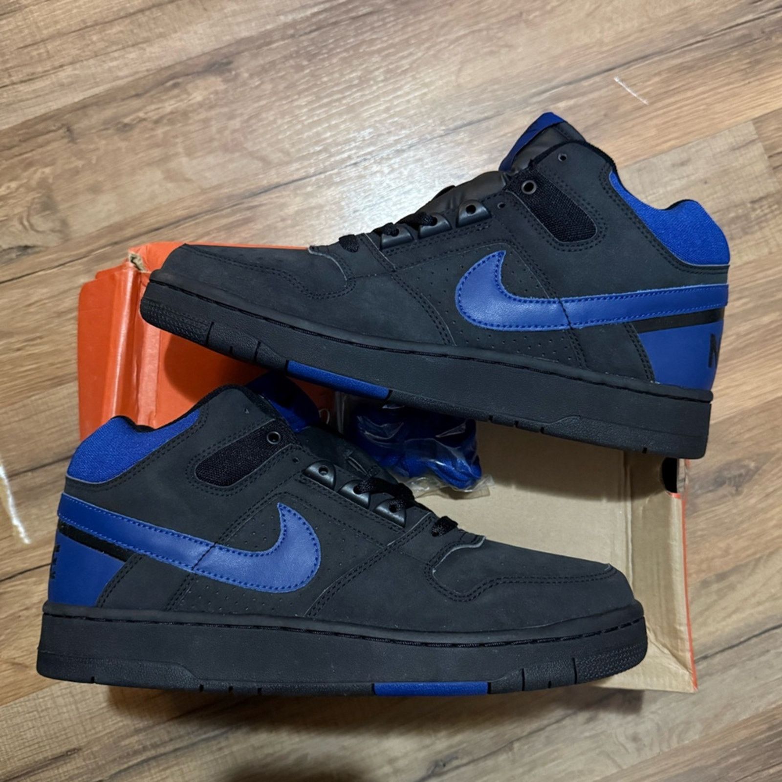 Nike 2004 Nike Delta Force 3/4 Black Blue Sport Royal Size US 10.5 / EU 43-44 - 3 Thumbnail