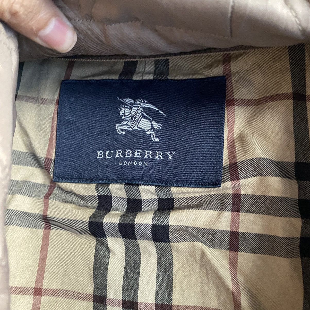 Burberry Vintage Burberrys Single Breasted Trench Coat Beige chekered Size US L / EU 52-54 / 3 - 17 Thumbnail