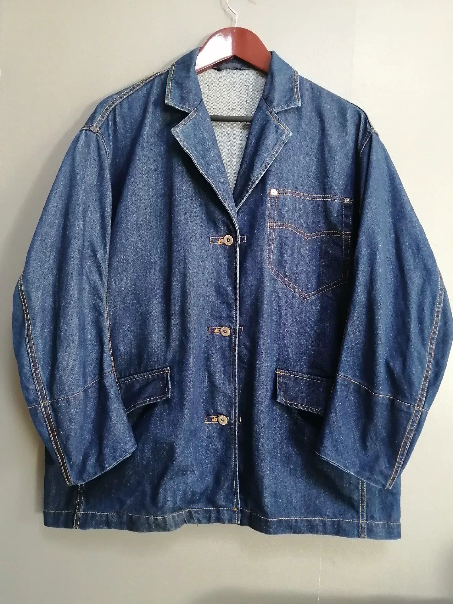 Miu Miu Miu Miu Mid-Length Denim Coat Size M / US 6-8 / IT 42-44 - 1 Thumbnail