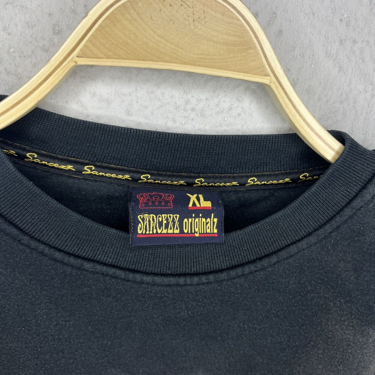 Vintage × Wu-Tang Clan Vintage Sancezz Heavy Weight Boxy Crewneck Sweatshirt 90s Size US XL / EU 56 / 4 - 5 Thumbnail