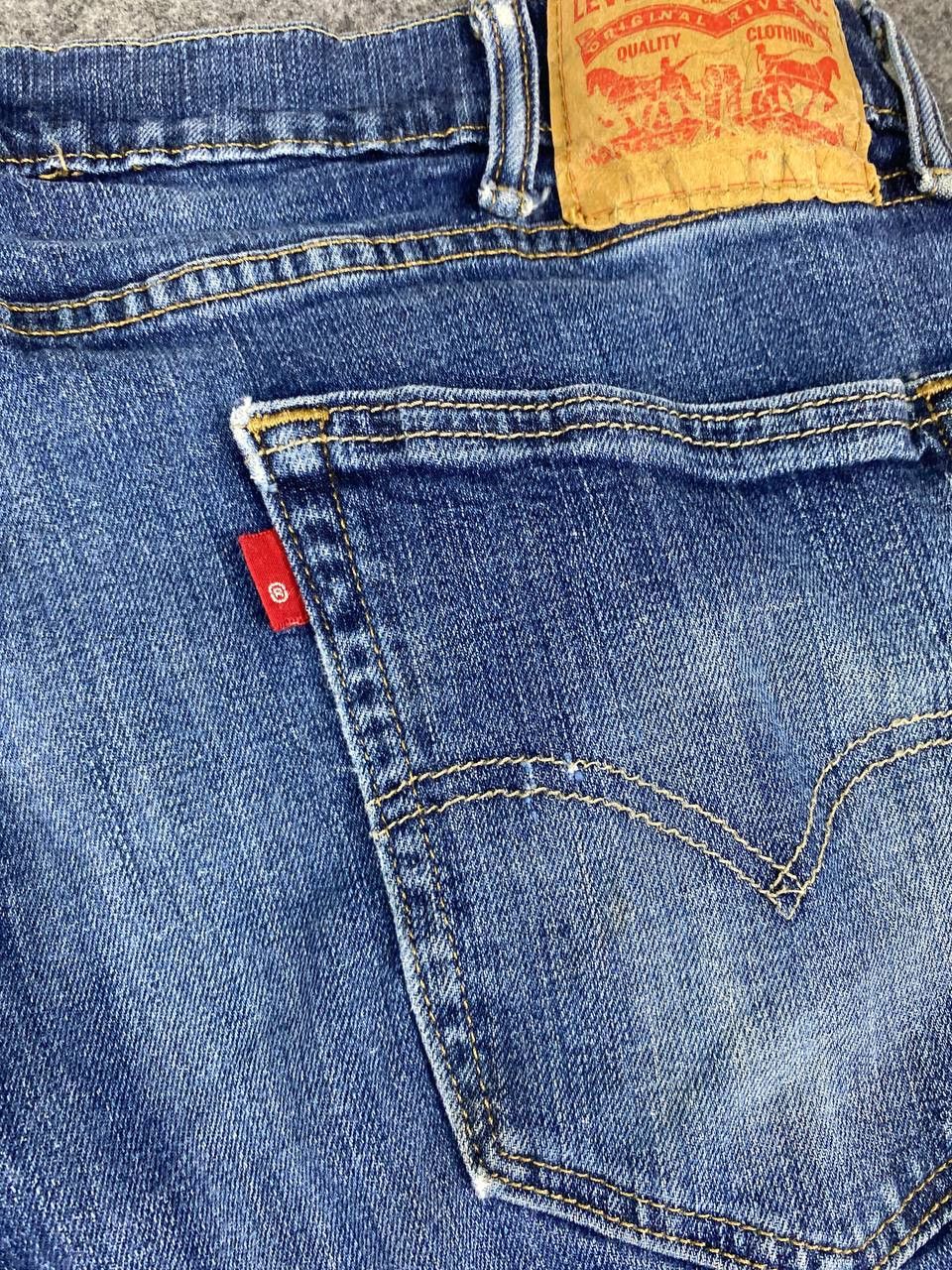 Levi's levis 505 relaxed fit distressed denim nice design Size US 40 / EU 56 - 6 Thumbnail