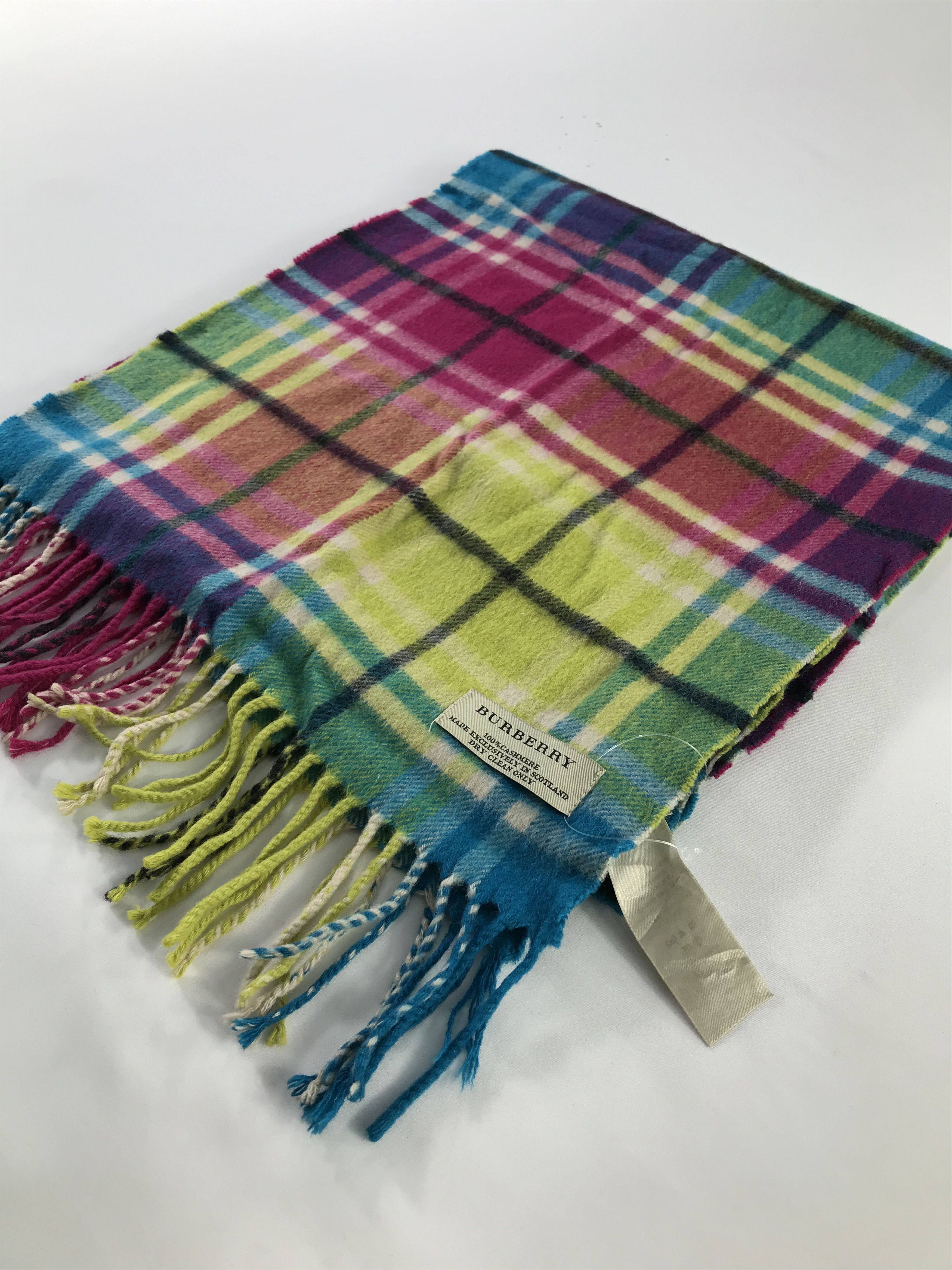 Burberry × Vintage Burberry Scarf / Muffler / Neckwear - WW465 Size ONE SIZE - 3 Thumbnail