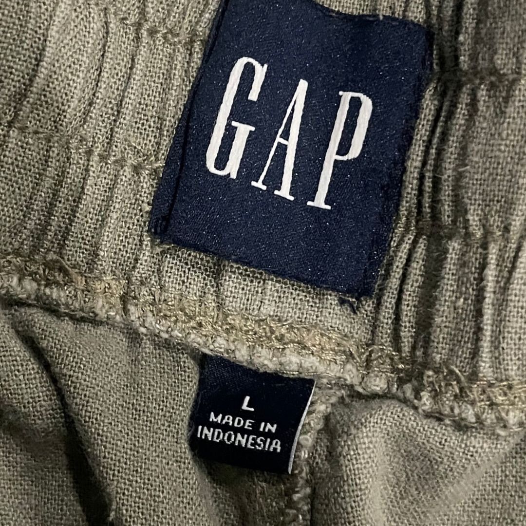 Gap Linen Blend Easy Shorts Pockets Elastic Waist Drawstring Size 30" / US 8 / IT 44 - 3 Thumbnail