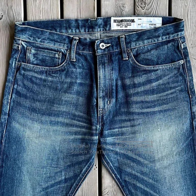 Neighborhood Neighborhood size L Blue Denim Jeans Size US 28 / EU 44 - 3 Thumbnail