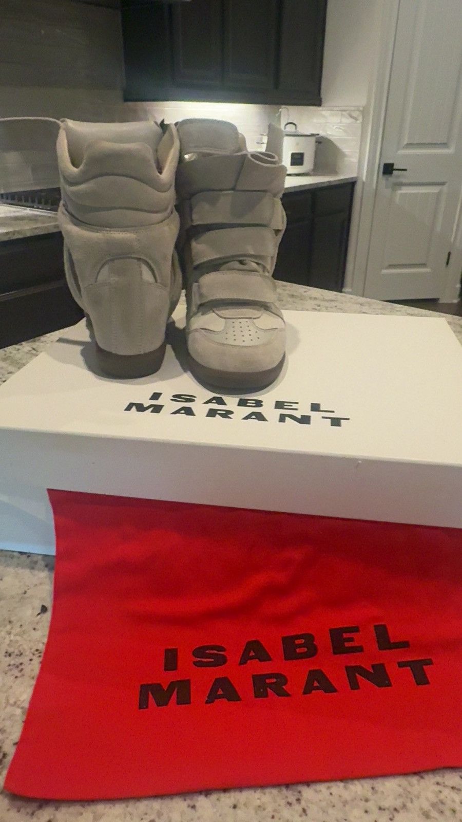 Isabel Marant Isabel Marant Wedges Beige Size US 7 / IT 37 - 1 Thumbnail