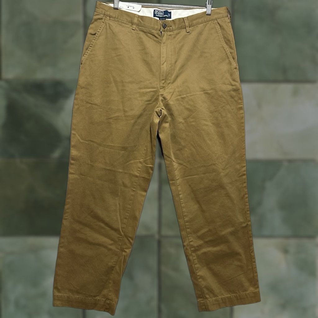 Polo Ralph Lauren Polo Ralph Lauren Prospect Pants Men's 36 Brown Classic Fit Chino NWT Size US M / EU 48-50 / 2 - 1 Thumbnail