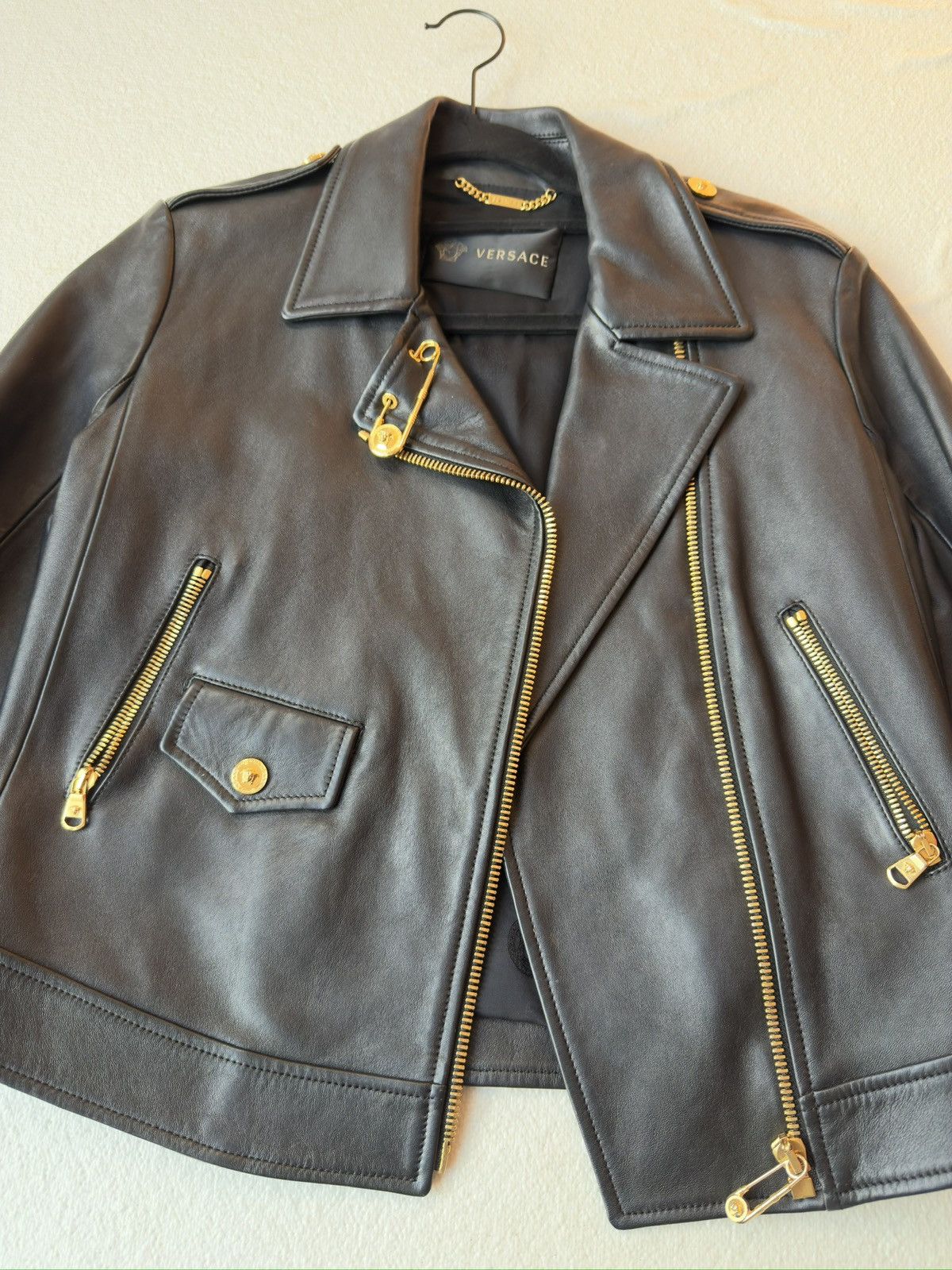 Versace 2016 Versace Femme Biker Jacket Size S / US 4 / IT 40 - 2 Thumbnail