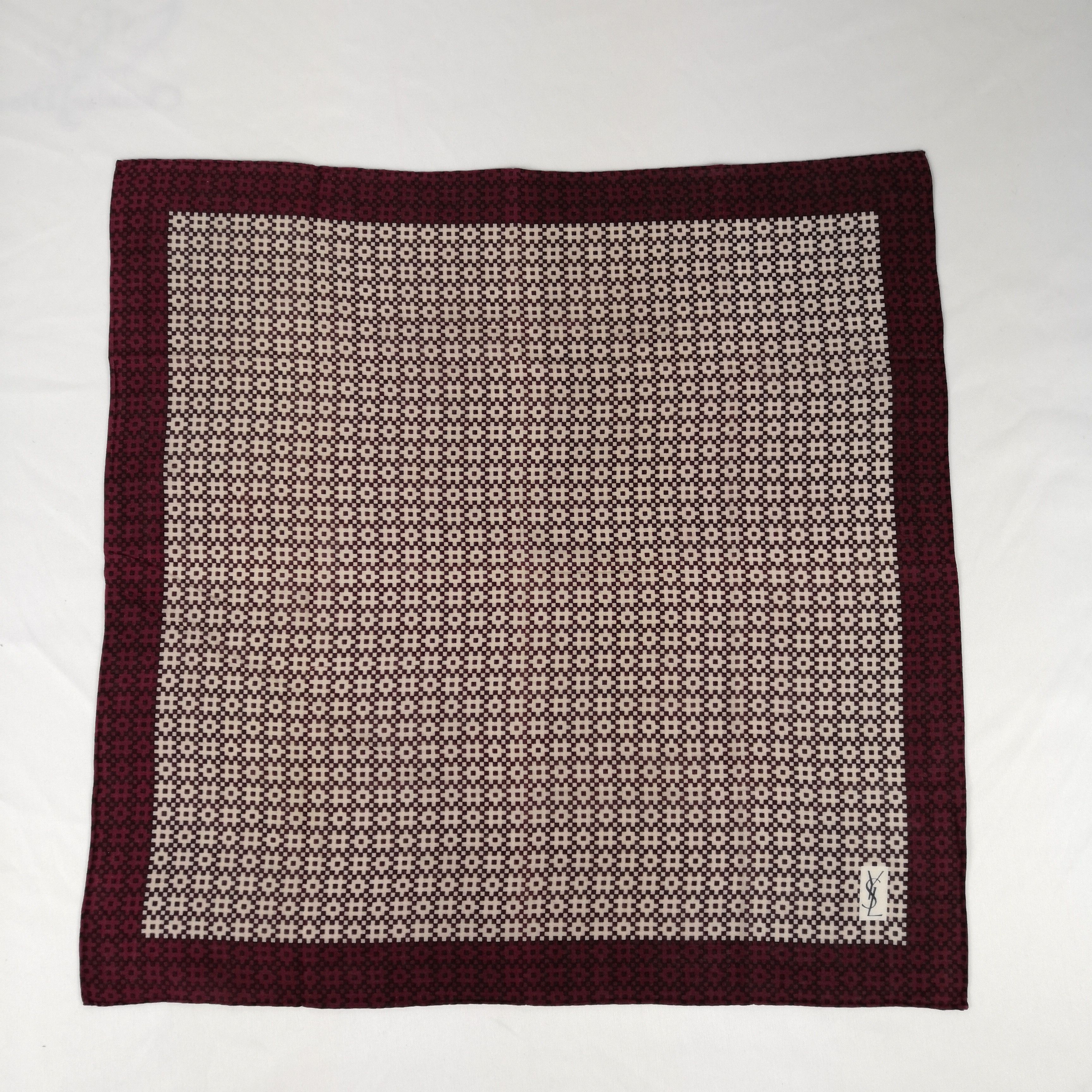 Vintage Vintage Yves Saint Laurent Bandana 56789 Size ONE SIZE - 2 Thumbnail
