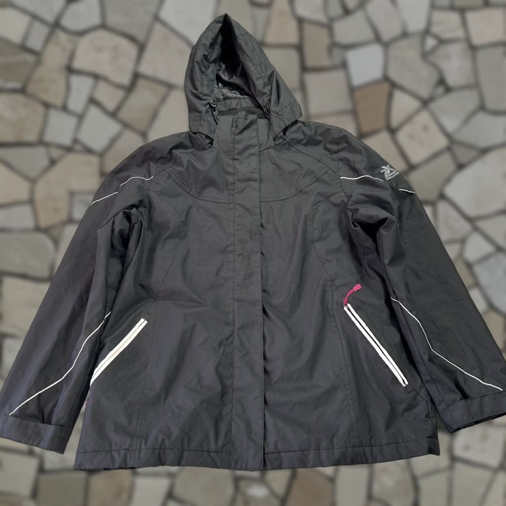 ZeroXposur ZeroXposur Jacket Womens Large Black Hooded Quilted Lined Waterproof Coat Size L / US 10 / IT 46 - 1 Thumbnail