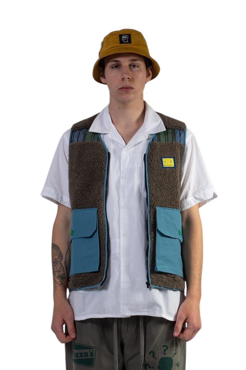 Brain Dead Brain Dead Sherpa Tactical Vest Brown/Sky Size L Size US L / EU 52-54 / 3 - 2 Thumbnail