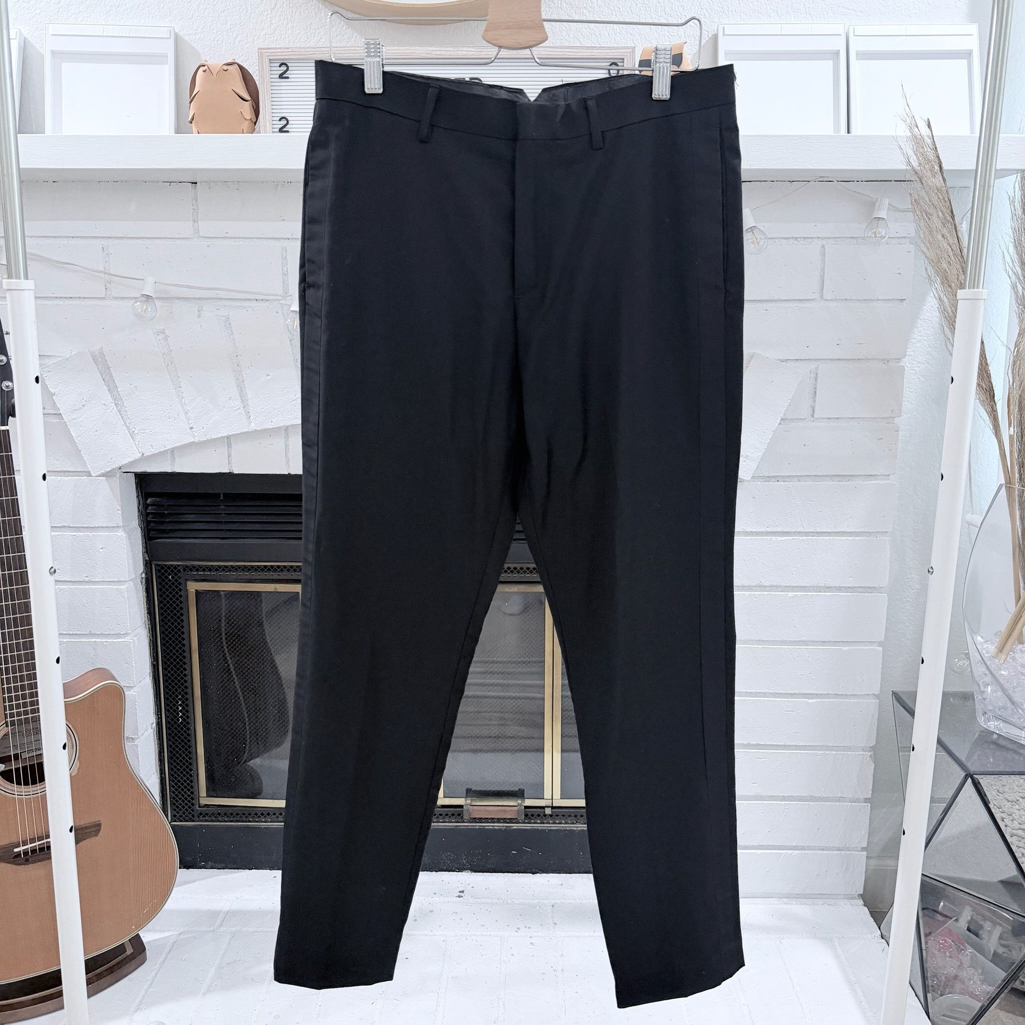 H&M H&M Slim Fit Black Tuxedos Suit Set - 40R / 33R Size 40R - 6 Thumbnail