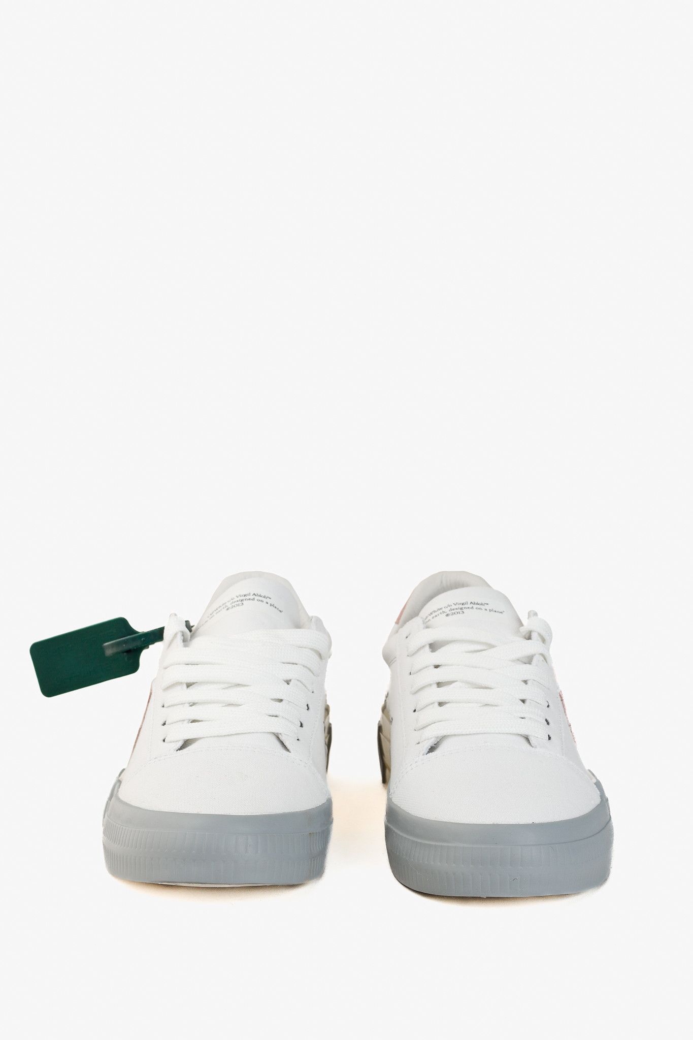 Off-White OFF-WHITE Low Vulcanized Canvas Low-Top Sneakers Size US 8.5 / IT 38.5 - 2 Thumbnail