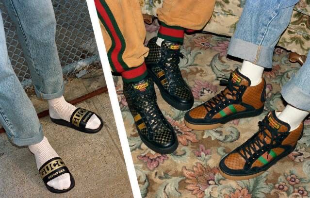 Gucci Gucci x Dapper Dan Hi-Top Sneakers Size US 7.5 / EU 40-41 - 11 Thumbnail