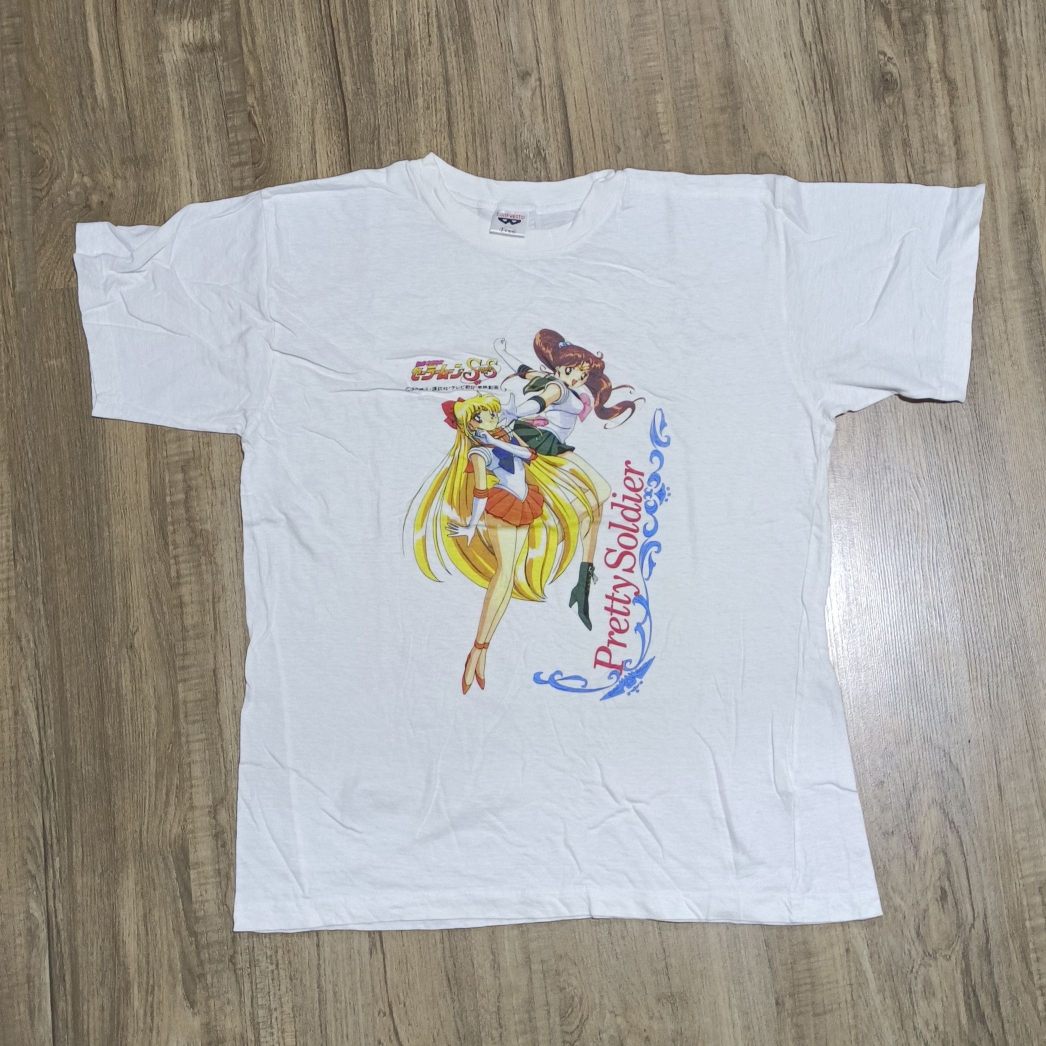 Anime Vintage Anime Sailor Moon Pretty Soldier Combo tshirt Size US L / EU 52-54 / 3 - 5 Thumbnail