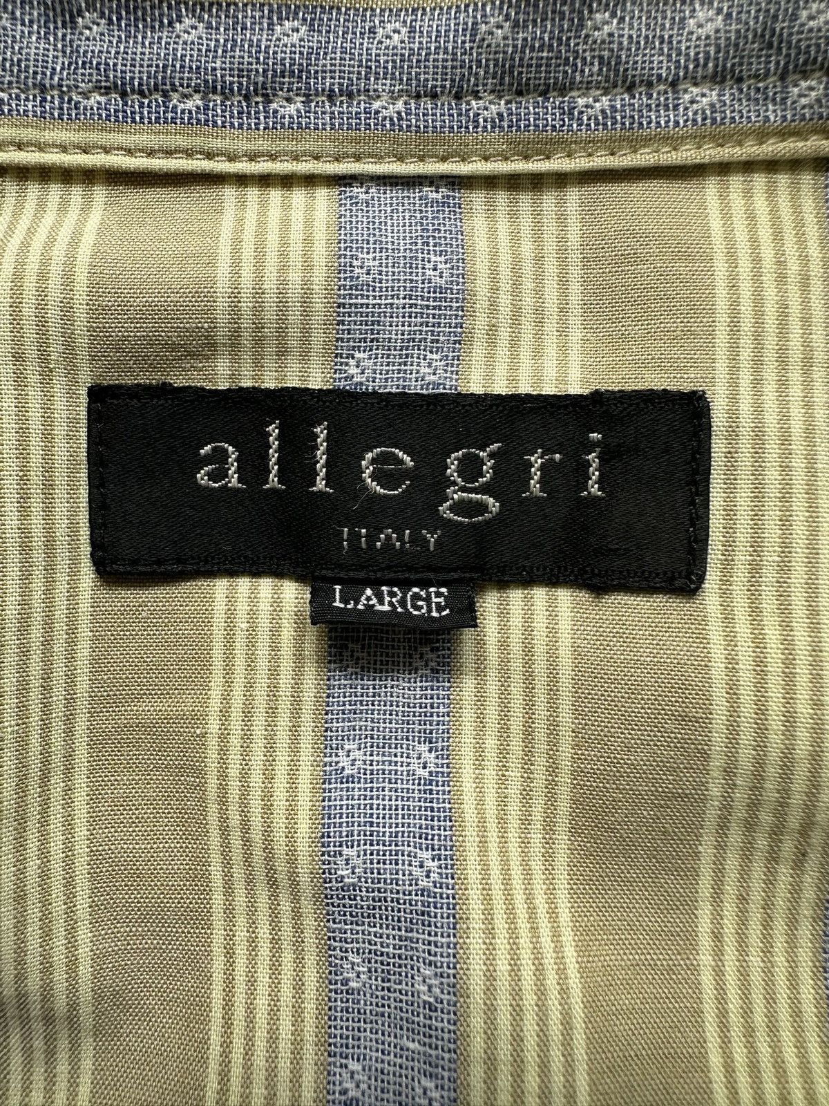 Allegri 90's Allegri open collar shirt [ Margiela era ] Size US L / EU 52-54 / 3 - 11 Thumbnail