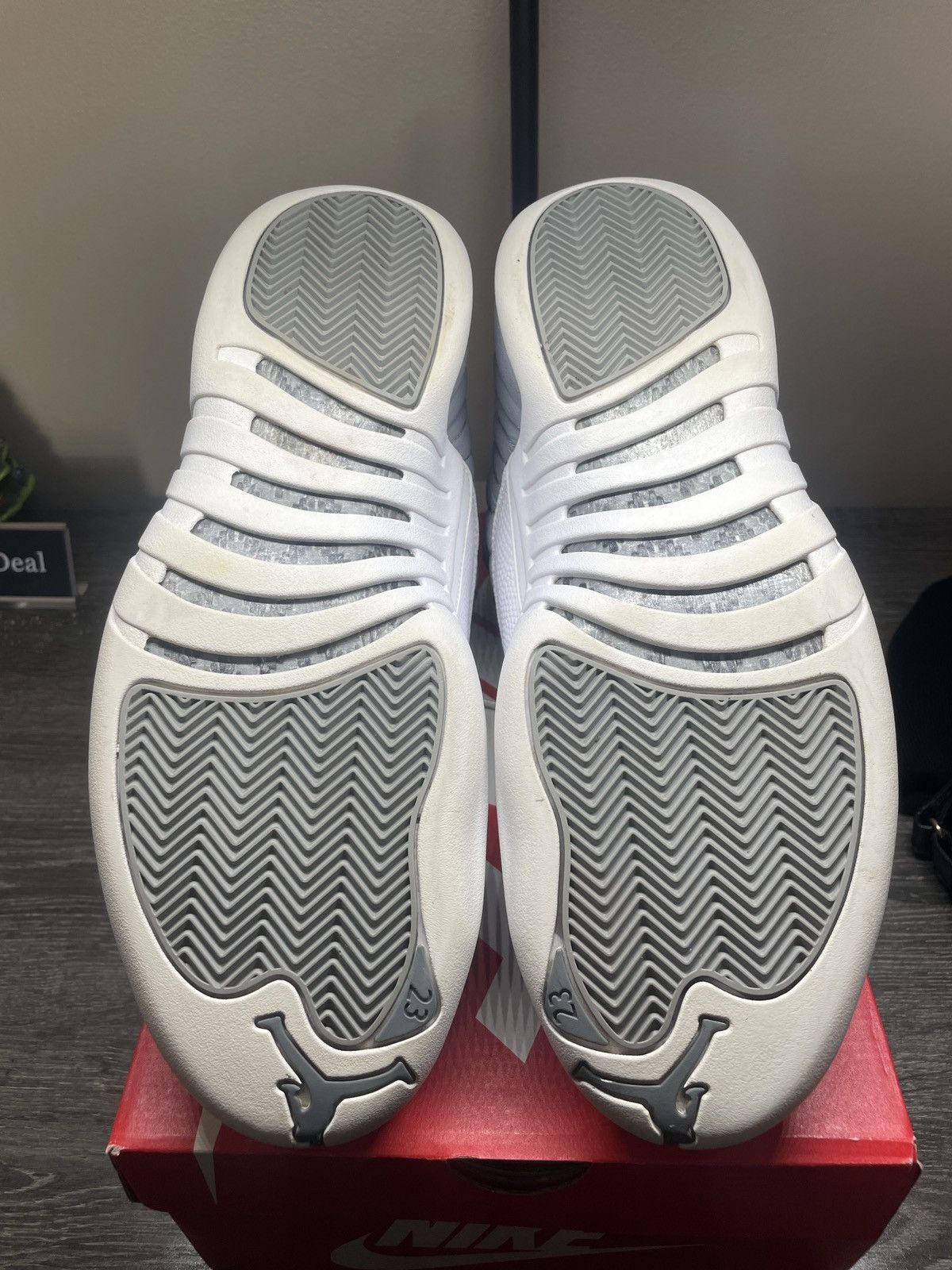 Jordan Brand Jordan 12 Retro Stealth Grey Size US 11.5 / EU 44-45 - 3 Thumbnail