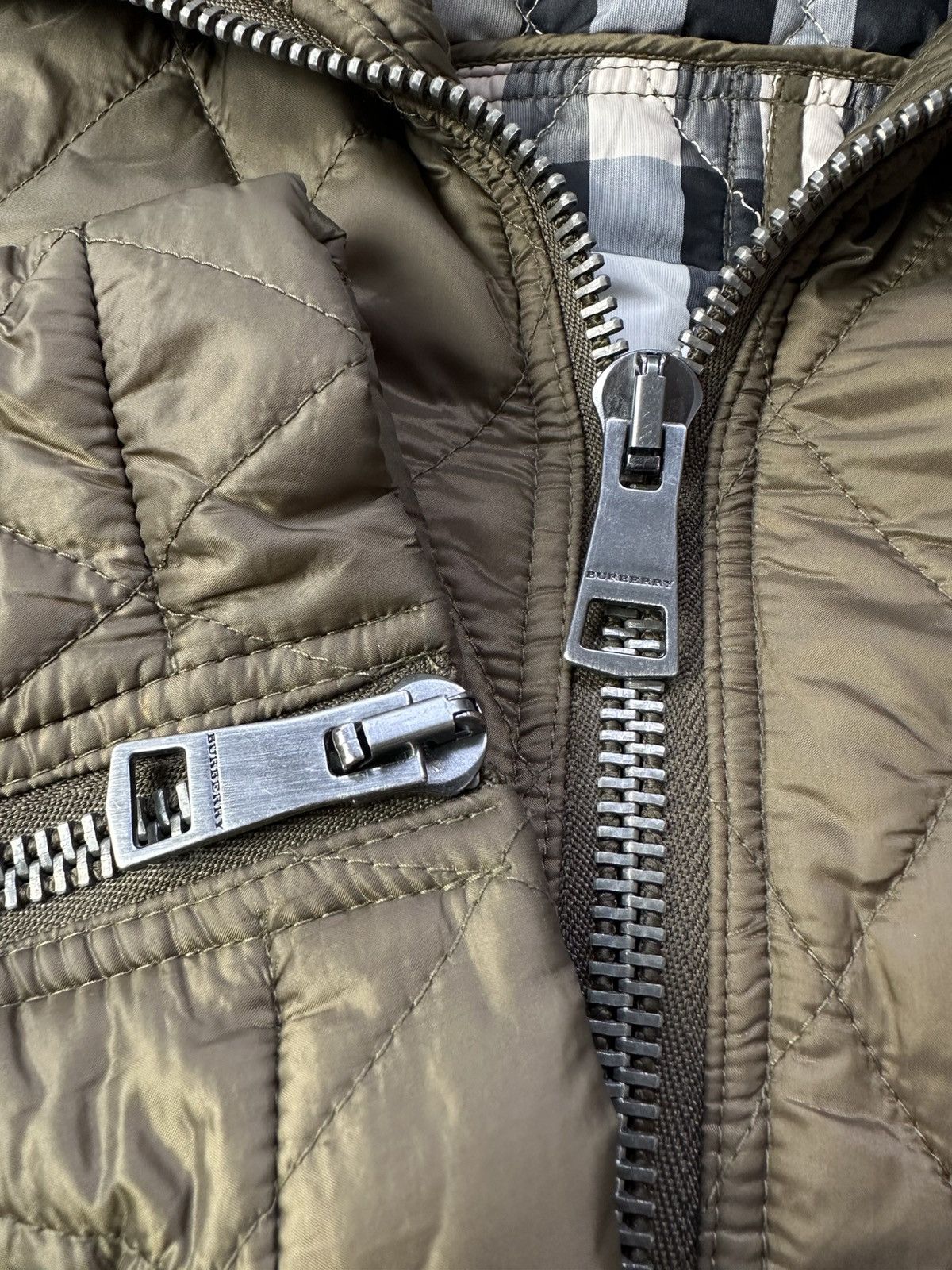 Burberry Burberry Brit 2 in 1 Quilted Jacket & Gilet Size XS / US 0-2 / IT 36-38 - 8 Thumbnail