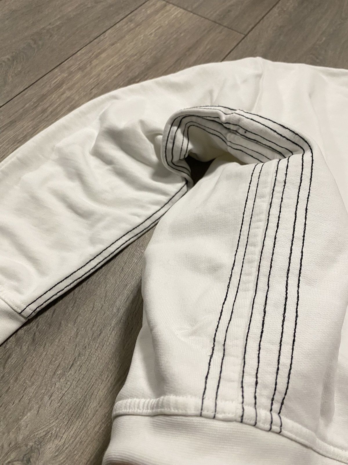 Alexander Wang Adidas Alexander Wang Sweatshirt Logo Crew White Opium Y2K Size US XL / EU 56 / 4 - 6 Thumbnail