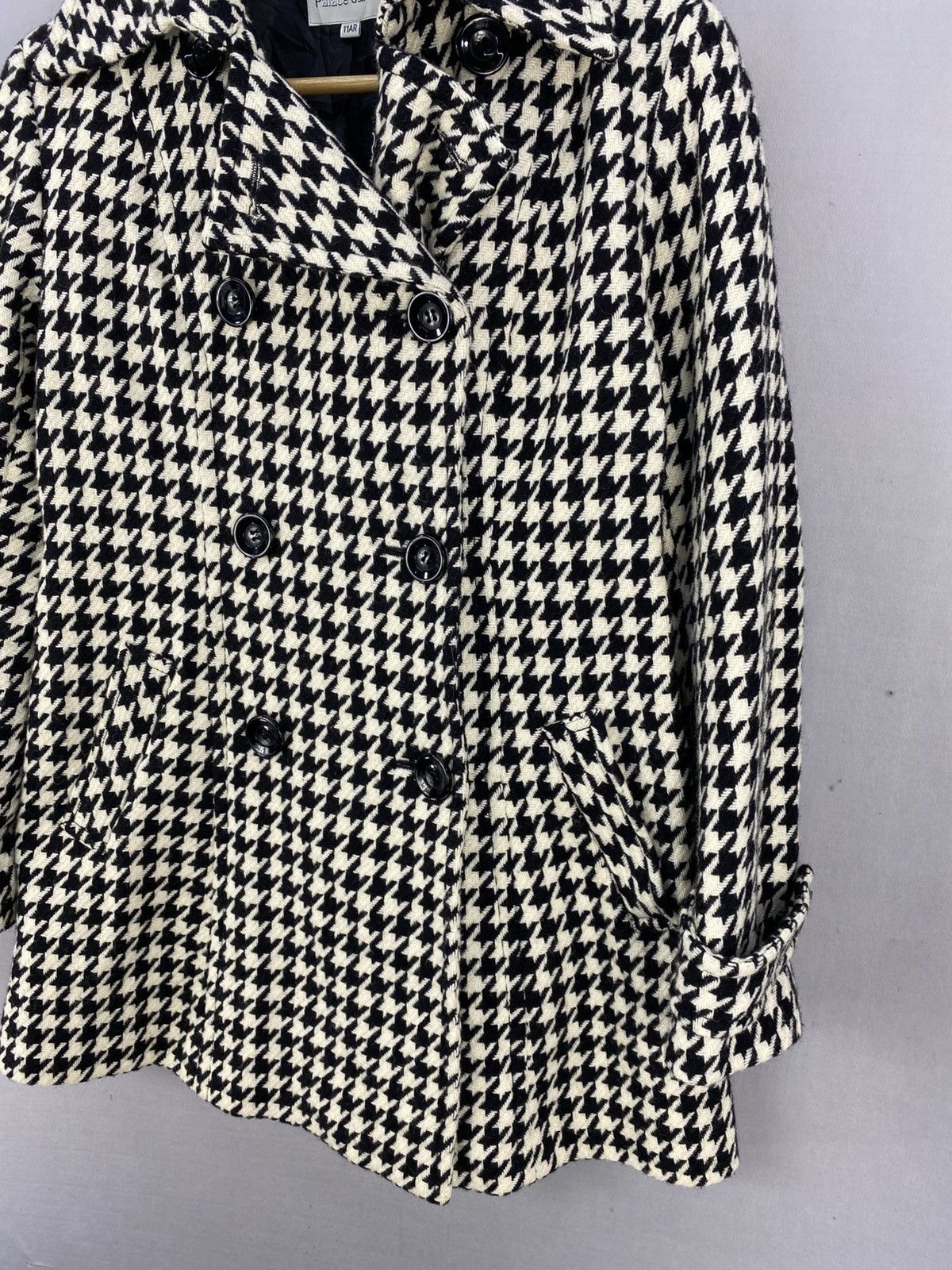 Japanese Brand Houndstooth Double Collar Coat Jacket by Palace Garden Size S / US 4 / IT 40 - 3 Thumbnail