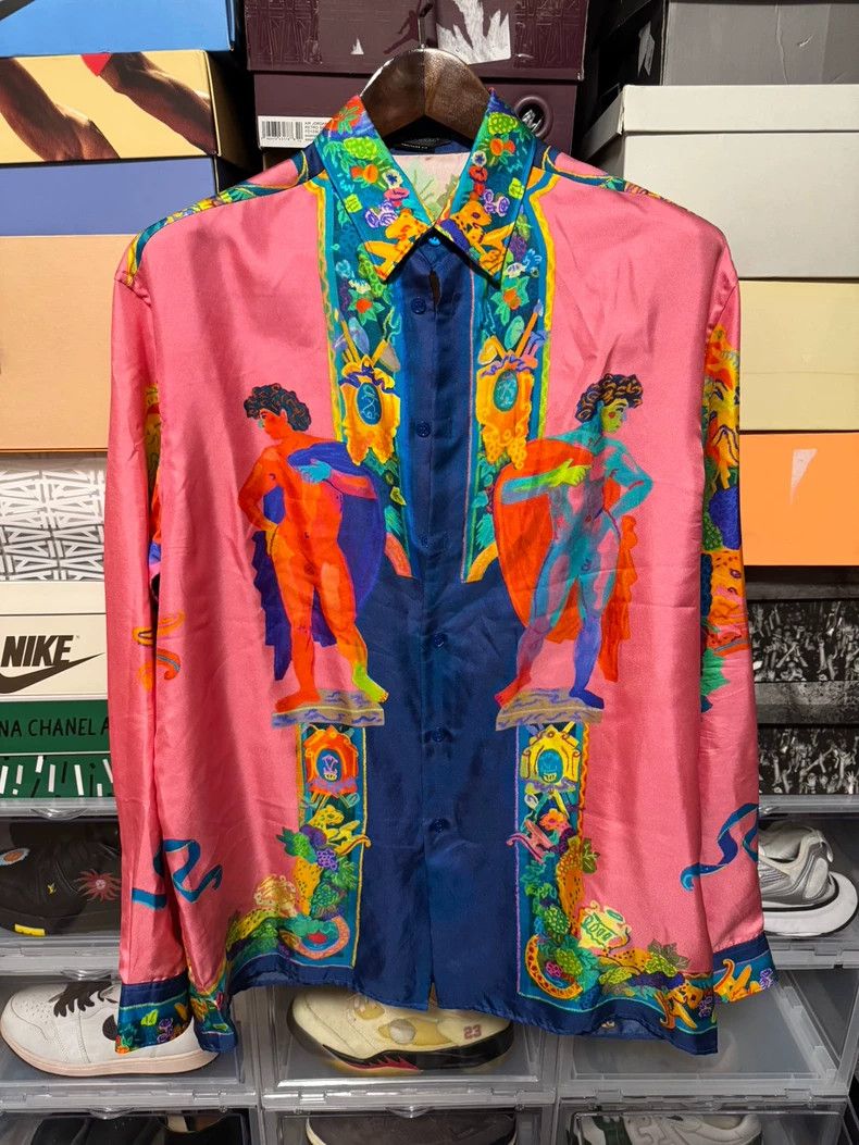 Versace Versace Baroque long-sleeved shirt Size M / US 6-8 / IT 42-44 - 1 Thumbnail