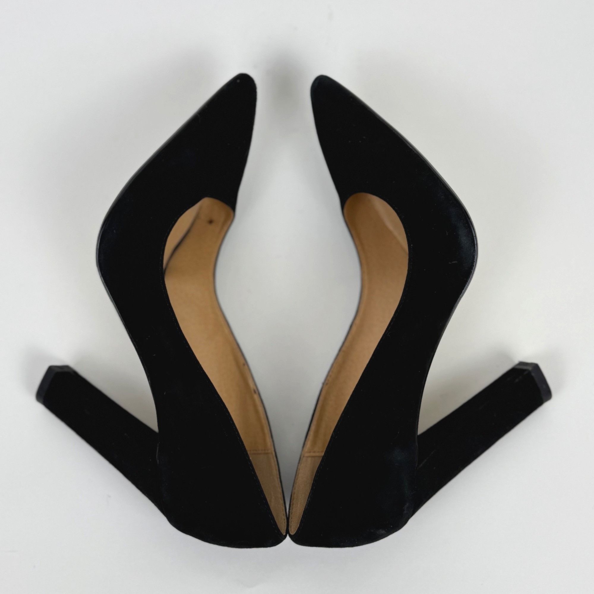 Steve Madden Steve Madden Calista Women's Black Suede Heels Pumps Block H Size US 7.5 / IT 37.5 - 8 Thumbnail