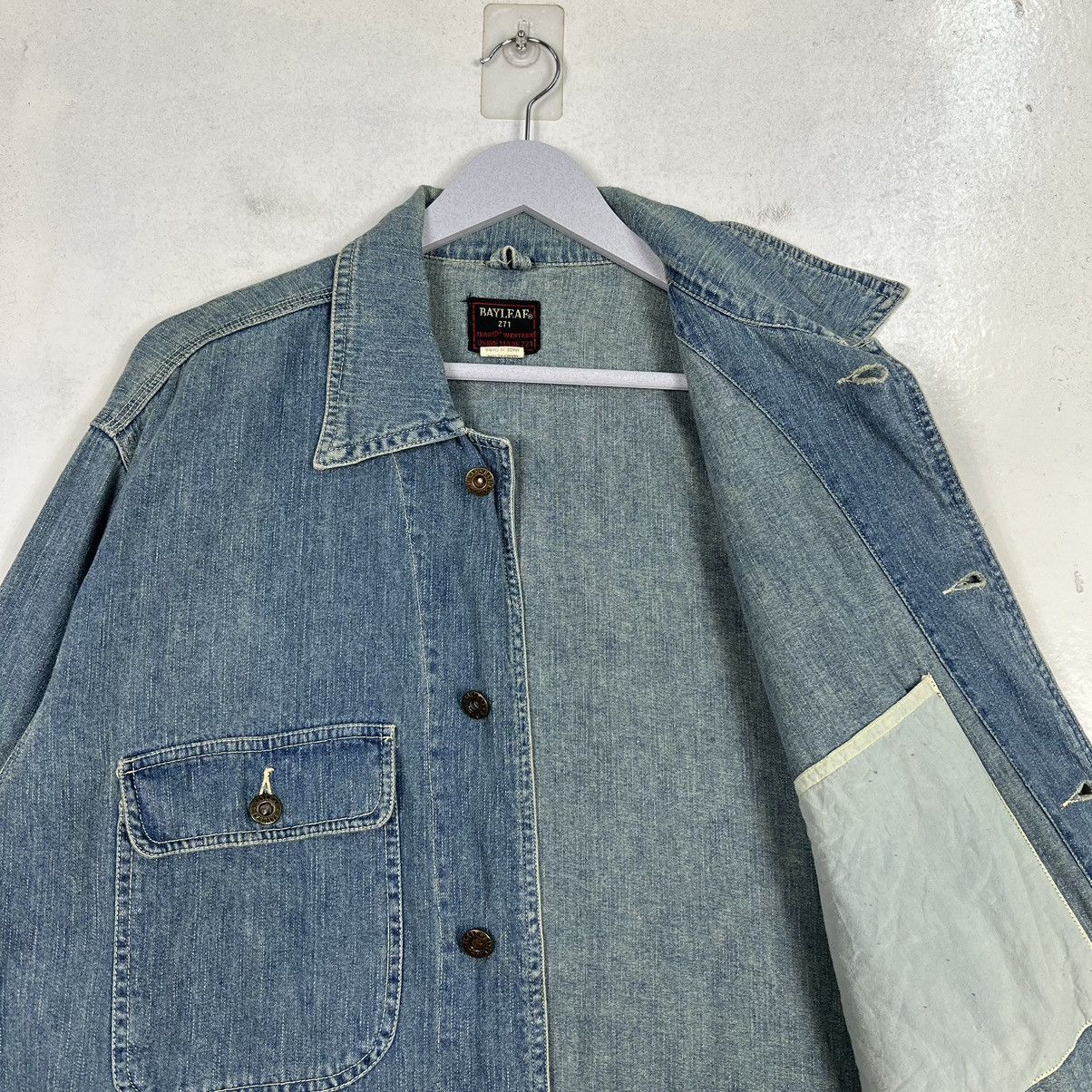 Japanese Brand 🔥 BAYLEAF DENIM CHORE JACKET Size US L / EU 52-54 / 3 - 10 Thumbnail