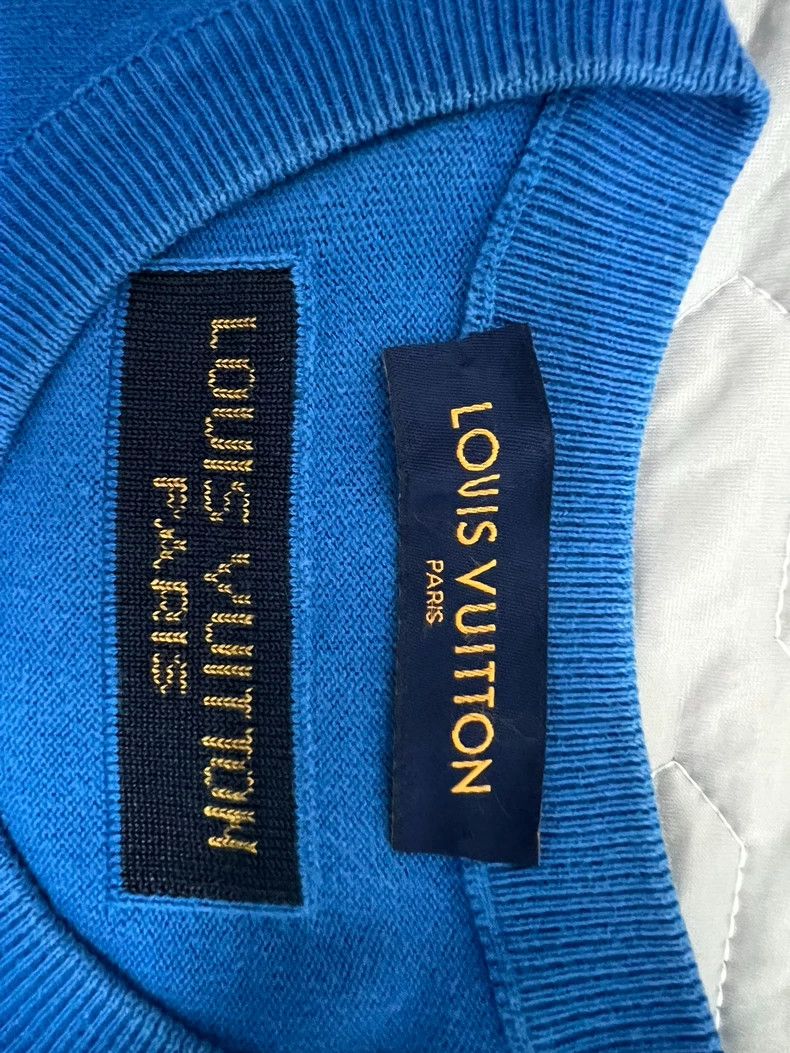 Louis Vuitton Louis Vuitton Knitted logo short sleeves Size US M / EU 48-50 / 2 - 4 Thumbnail