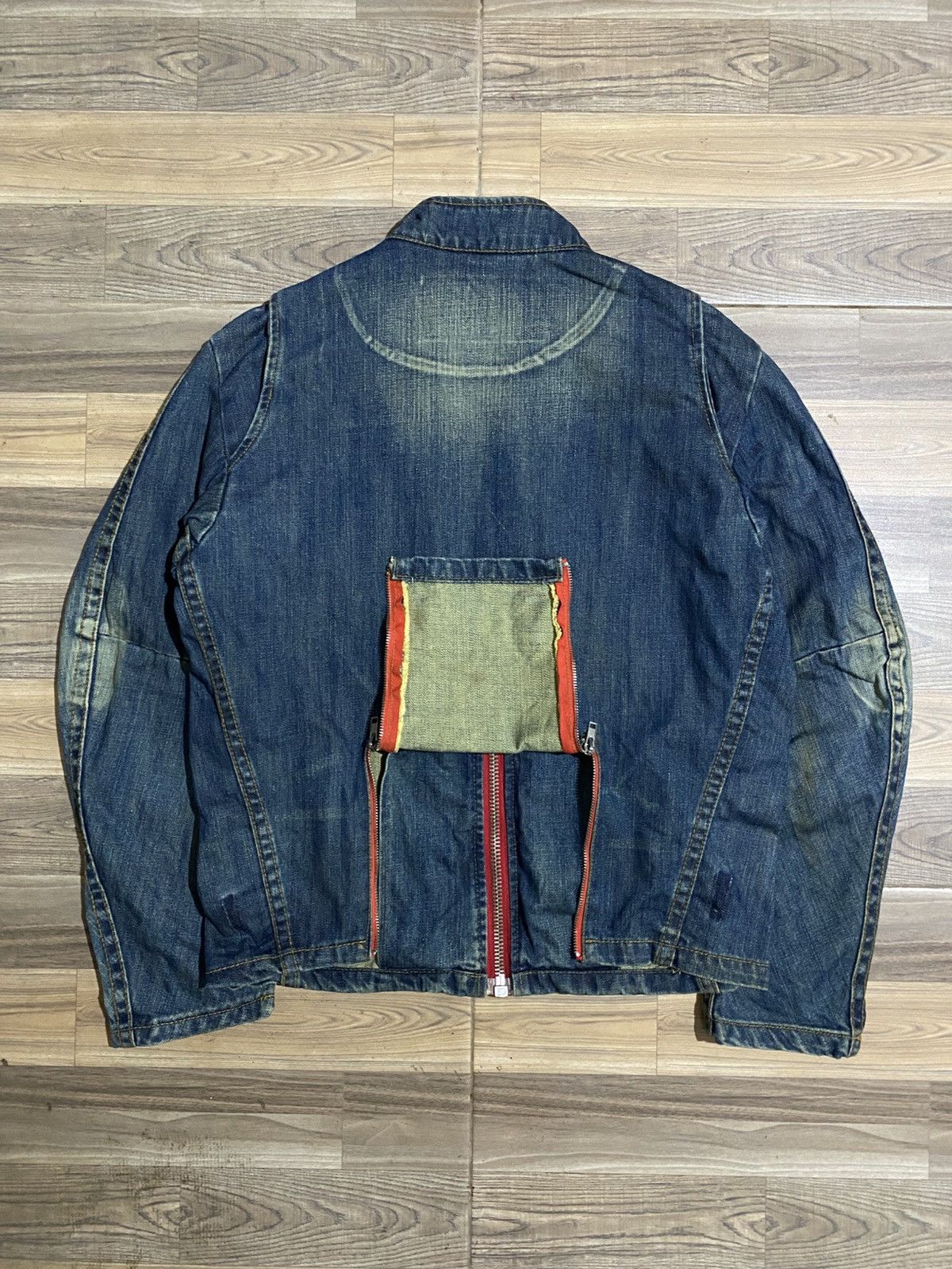 If Six Was Nine YASIRI BIKERS DENIM ZIPPER JACKET Size US M / EU 48-50 / 2 - 6 Thumbnail