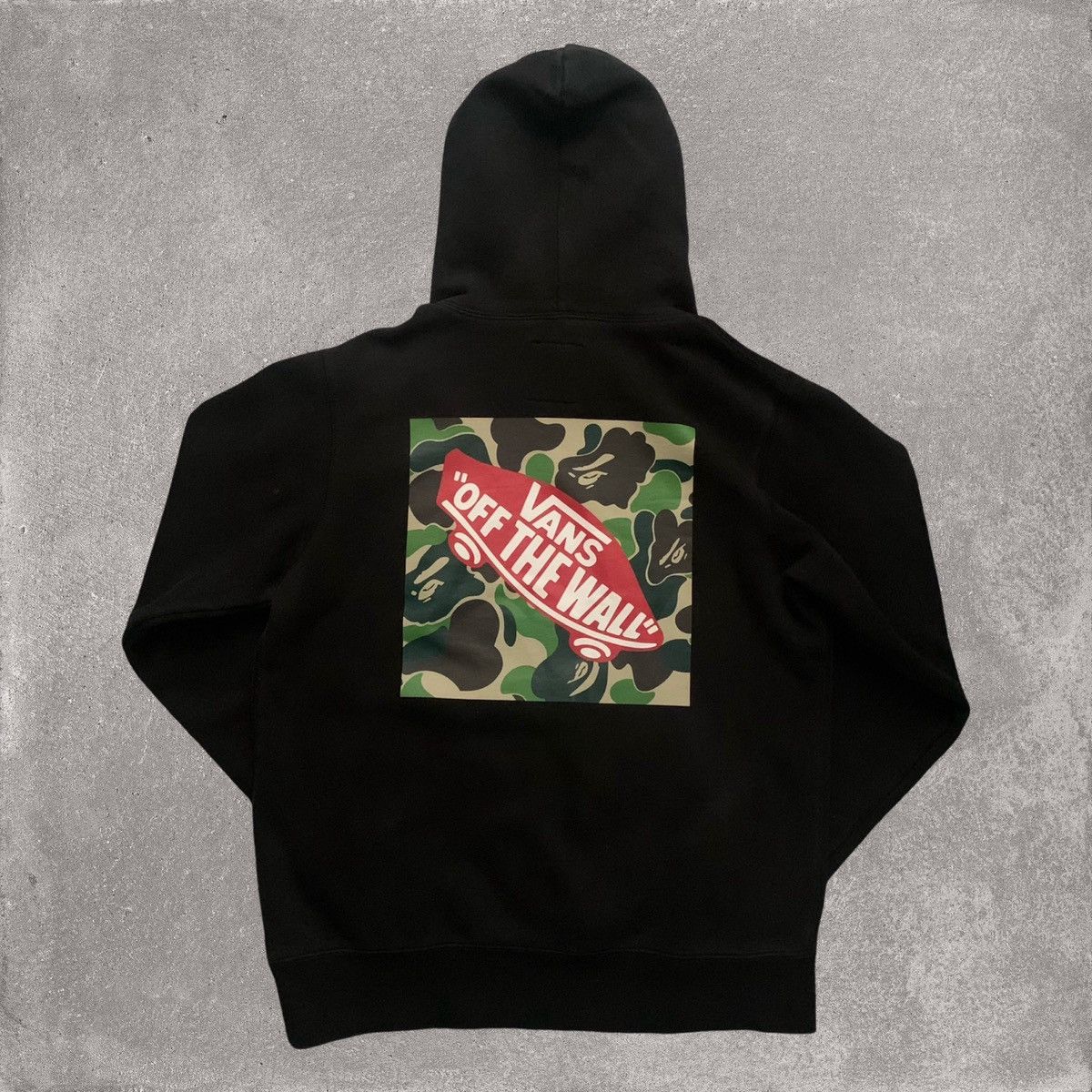 image of Bape XL Vans Green Abc Black Hoodie A Bathing Ape, Men's