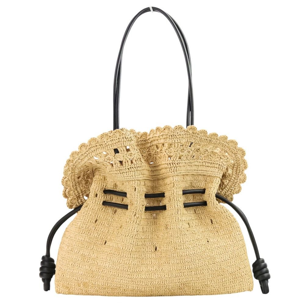 Loewe Loewe Flamenco Raffia 2way Bag Plant-based Shoulder Bag DUTY FREE for USA