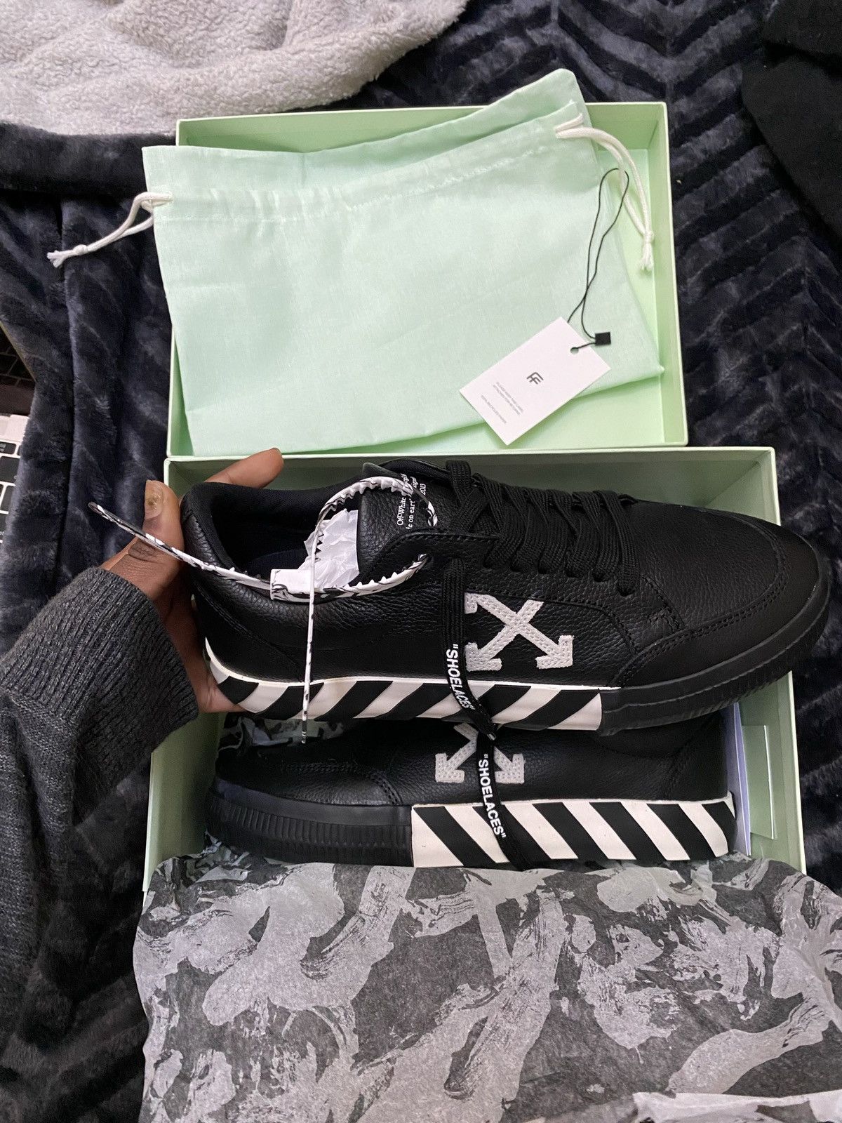 Off-White OFF WHITE LOW VULCANISED CALF LEATHER Size US 7 / EU 40 - 2 Thumbnail