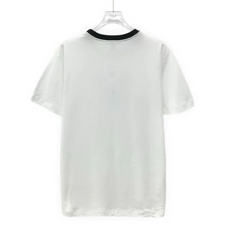 Louis Vuitton Louis Vuitton 23 white logo monogrammed cotton crewneck T- Size L / US 10 / IT 46 - 2 Thumbnail
