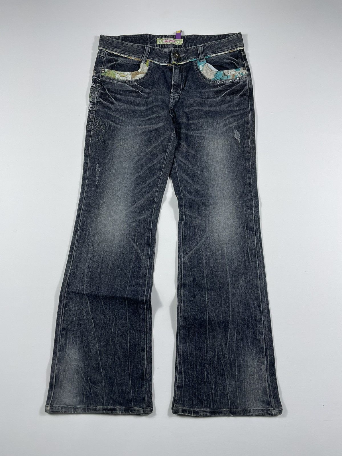 Japanese Brand Odx jeans Flared Jeans Low Rise size 31-32 Size US 31 - 2 Thumbnail