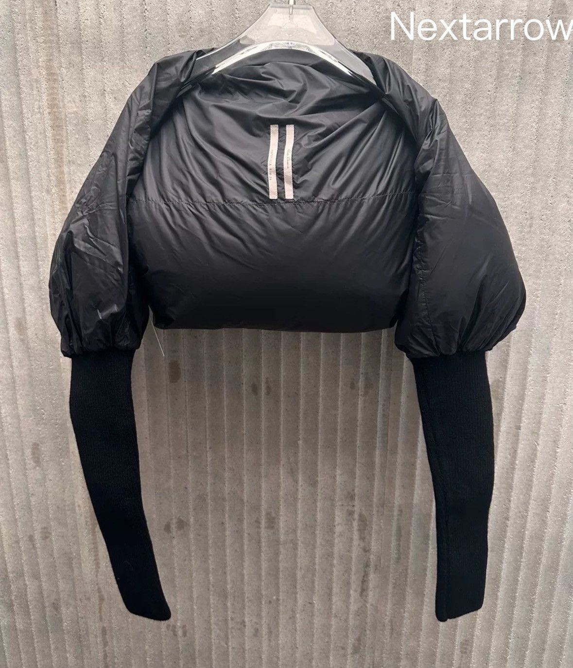 Rick Owens RickOwens Down Short Top with Shawl Sleeves Size US M / EU 48-50 / 2 - 1 Thumbnail
