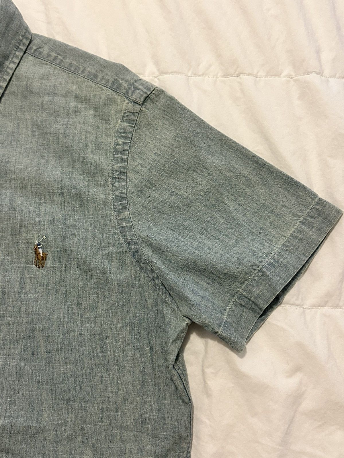 Polo Ralph Lauren Denim-style Ralph Lauren short sleeve button-up Size US S / EU 44-46 / 1 - 3 Thumbnail